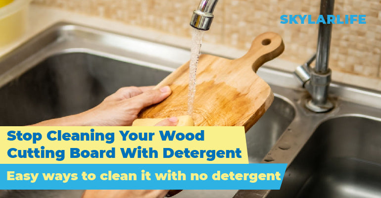 Stop Cleaning Your Wood Cutting Board With Detergent